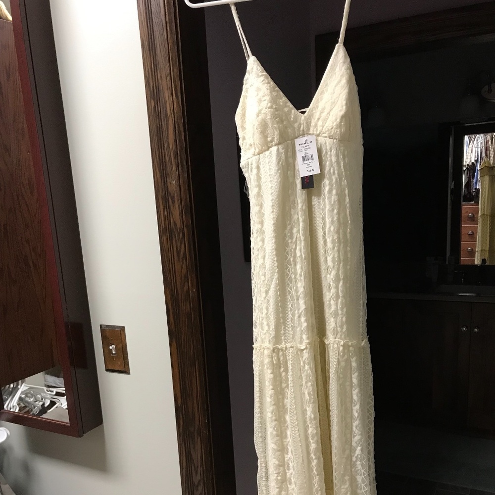 Ivory lace dress